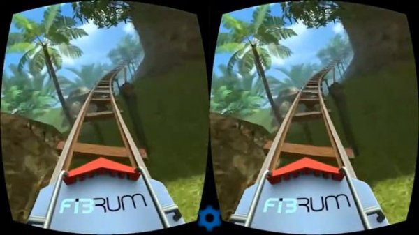 VR видио  покататься на горках, аттракционах 3D Gameplay Virtual Reality video