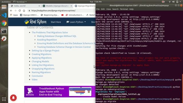 Django Models | Django Tutorials In Nepali Part -5 || By Dinesh Kc смотреть онлайн