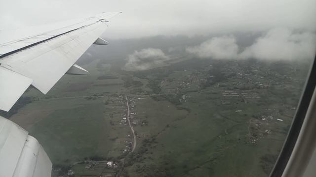 Аэропорт Владивосток -посадка, красивый вид с самолета, обзор (Vladivostok Airport, landing) смотреть онлайн