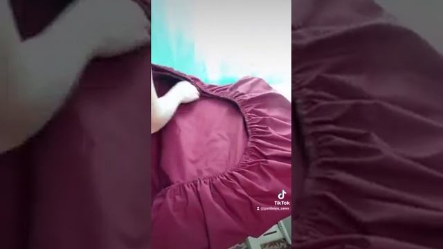 Как сложить простынь на резинке. смотреть онлайн