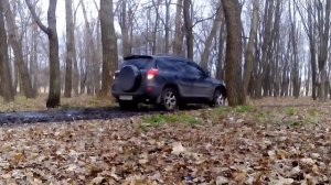 Toyota RAV4 работа полного (подключаемого) привода / Toyota RAV4 III off-road on ice, sand and mud