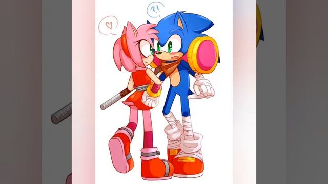 Клип Соник и Эми-Девочка с каре