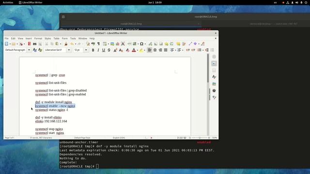 Управление услугами systemd и systemctl | Oracle Linux 8.4 смотреть онлайн