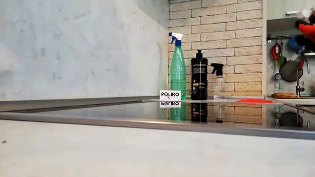 Как очистить плиту и как убрать царапины с стеклокерамической или индукционной плиты. POLIRO смотреть онлайн