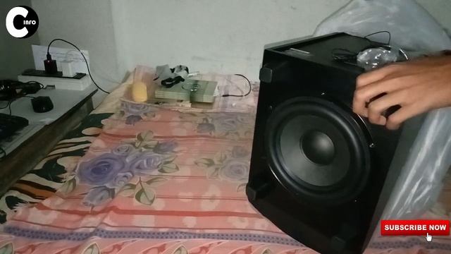 ? f&d t200x || unboxing and sound test || SOUNDBAR+HOME THEATRE?? смотреть онлайн