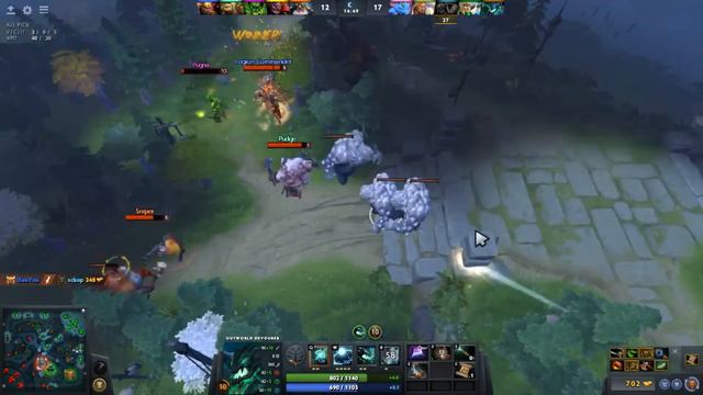 Изи связка, как поднять MMR. OD+ПЕТУХ смотреть онлайн