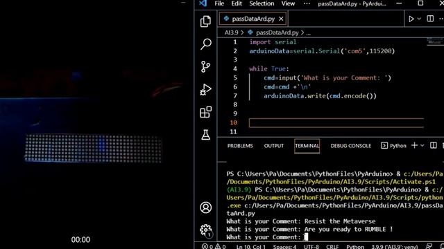 Python to Arduino #10 Homework смотреть онлайн