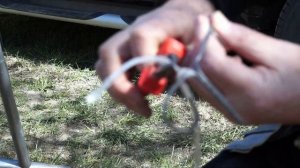 Дровокол  AL-KO  с рычага и кнопки на одну педаль без сварки рычагов,- из доступных деталей.