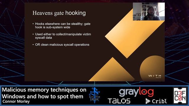 Malicious memory techniques on Windows and how to spot them (DEF CON 30, Virtual) смотреть онлайн