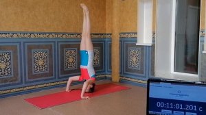 Рекорд Мира Черных Каролина 11лет,Стойка на голове!