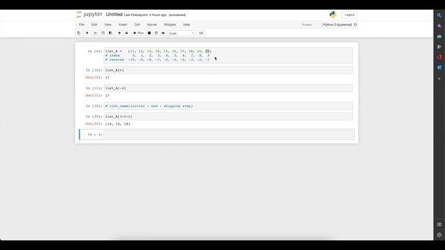 List Slicing - Python Tutorial смотреть онлайн