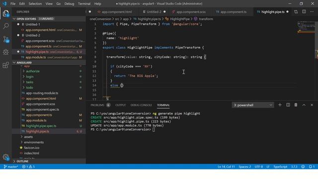 Angular 9 Tutorial For Beginners #27 - Custom Pipes смотреть онлайн