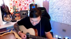 ДЕВОЧКА С УЛЫБКОЙ НА ЛИЦЕ - кавер на гитаре | Ярик Бро