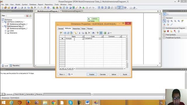 152s POWER DESIGNER modelo MultiDimensional Data смотреть онлайн