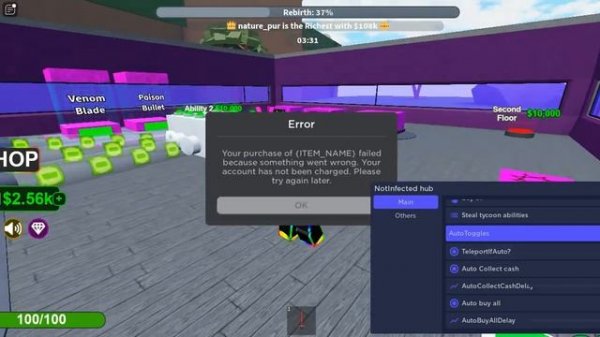 Elemental power tycoon script free!(Op autofarms, steal crates and more!)