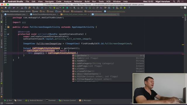 Android development tutorial creating media thumbnail viewer - Part 8 displaying full screen image смотреть онлайн