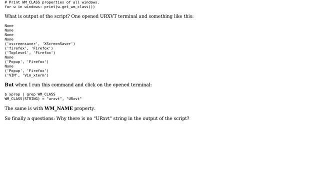 Finding certain X window with Python's Xlib смотреть онлайн