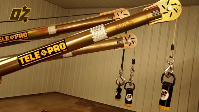 Tele-Pro Telescopic Davit Crane by Oz Lifting Products смотреть онлайн