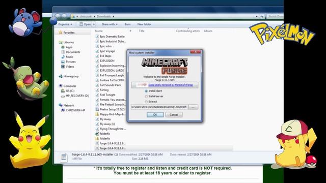 How to Download and Install Pixelmon Mod Minecraft (1.6.4 + Minecraft Forge + Download Links) смотреть онлайн