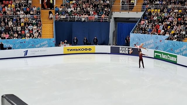 Карина Акопова/Никита Рахманин. Контрольные прокаты. Произвольная программа. Москва, 2023 смотреть онлайн
