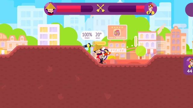 играем в bowmasters выбиваем новых героев смотреть онлайн