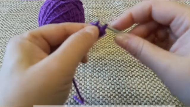 Вязание крючком. Уроки для новичков. Урок #3 Полустолбик. смотреть онлайн