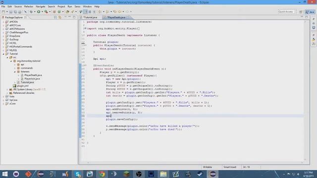 Spigot/Bukkit Coding Episode 5 ~ Using Multiple Classes and Packages смотреть онлайн