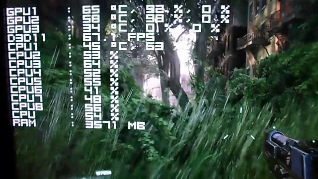 AMD FX9590 и 3 GTX Titan Crysys 3 на максималках смотреть онлайн