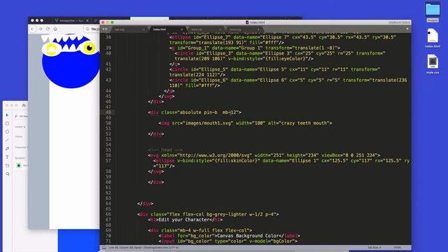 Controlling SVGs with Vue, Part 6: Creating a Mouth смотреть онлайн