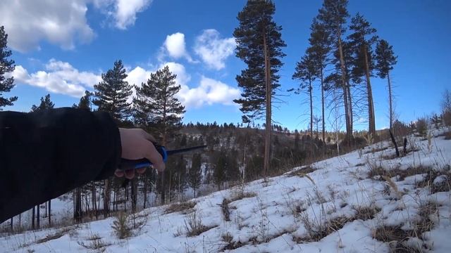 Снегоход сломался. Нашёл сгоревшее зимовьё. Стелс капитан 150 лонг. смотреть онлайн