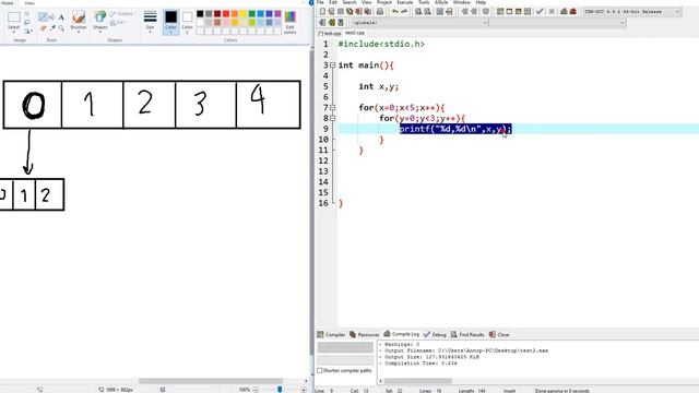 Array 2 มิติ การใช้ Loop for กับ Array 2 มิติ смотреть онлайн