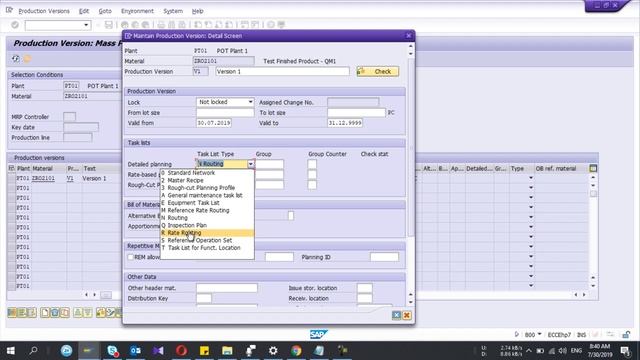 How to create production version in SAP PP (C223) смотреть онлайн