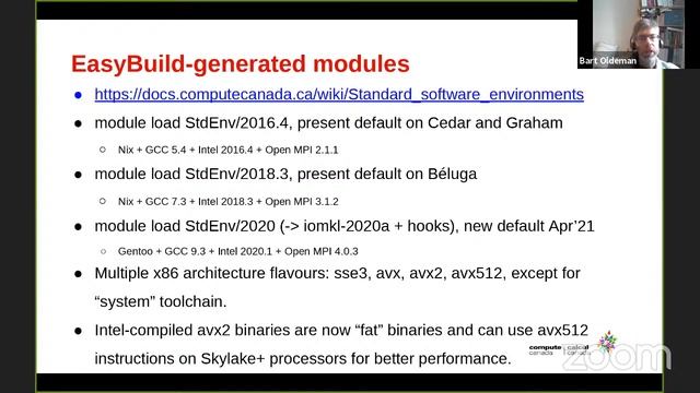 EasyBuild site presentation: Compute Canada (EUM'21) смотреть онлайн