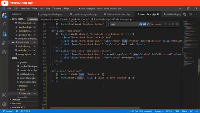 ✅ 56 CURSO de LARAVEL 7 desde CERO crea una TIENDA ONLINE | Seleccionando productos por etiquetas смотреть онлайн