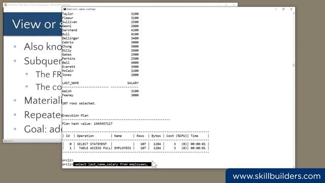 Oracle SQL Tuning with Views and View Merging смотреть онлайн