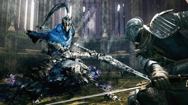 Dark Souls. Битва с боссом Knight Artorias.