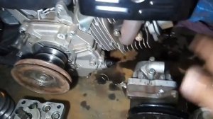 Насос нш 10 на минитрактор  и про шкив на двс