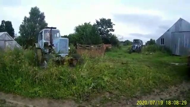 Заводим мтз 82 с толкача смотреть онлайн