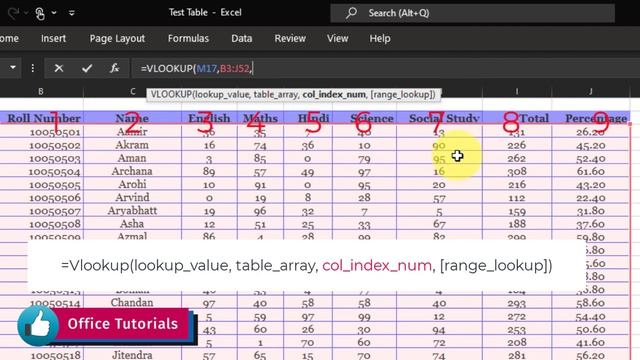 MS EXCEL 2021! Find cell Value in a Table, Vlookup function 1-D in Excel Hindi; 3-minutes Explained смотреть онлайн