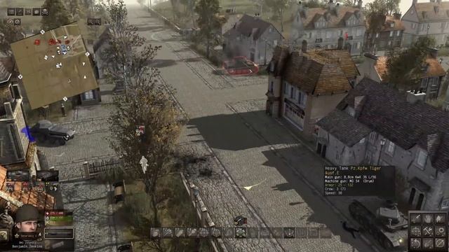 German Tiger Tank Defense of CITY BLOCKADE! - Call to Arms: Gates of Hell Battle Simulator смотреть онлайн