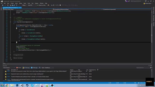 Система событий в игре на Unity. Unity event system. смотреть онлайн
