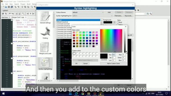 HOW TO CHANGE CODEBLOCKS TO DARK THEME *WITHOUT ANY INSTALLATION