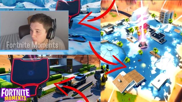 STREAMERS REACT TO *EVENT* "PARADISE PALMS FLOODED" (NEW Moisty Palms Location) Fortnite смотреть онлайн
