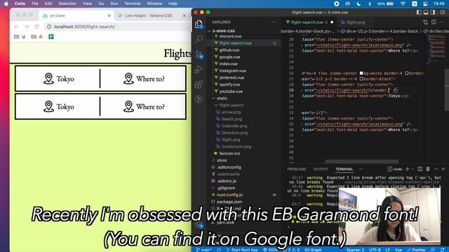 Flights ticket app with Tailwind CSS // coding time-lapse☆彡 смотреть онлайн