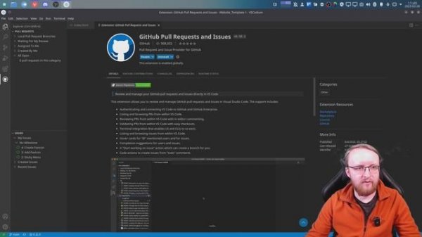 VSCodium / VSCode & GitHub Setup