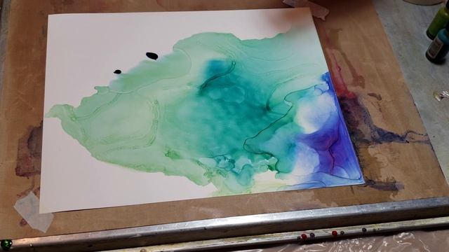 Alcohol Ink Tutorial Less is Best and Update on Black Geode смотреть онлайн