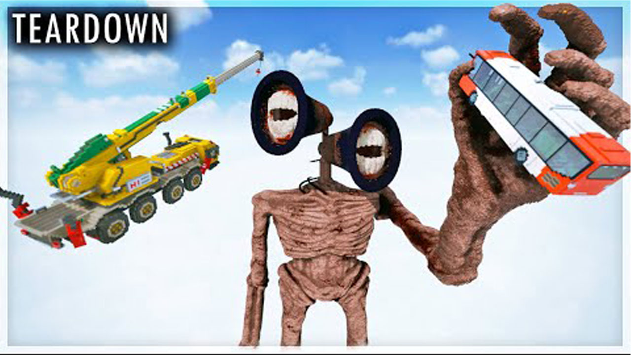 МАШИНЫ ПРОТИВ СИРЕНОГОЛОВОГО В TEARDOWN!