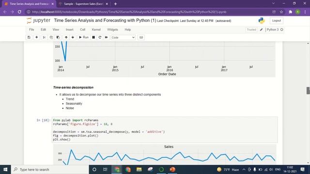 Time Series Analysis of Superstore Furniture sales смотреть онлайн