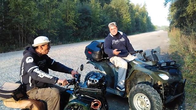 Irbis 125 Um VS Suzuki Kingquad 400. Бухло подождёт.