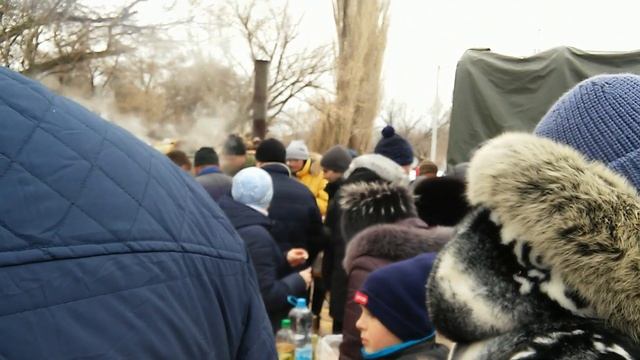 крещение 2019 в Луганске. Ночные волки смотреть онлайн